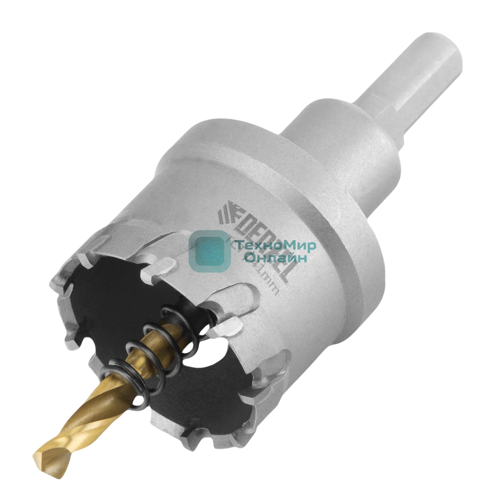 Коронка по металлу Denzel твердосплавная, 41 мм