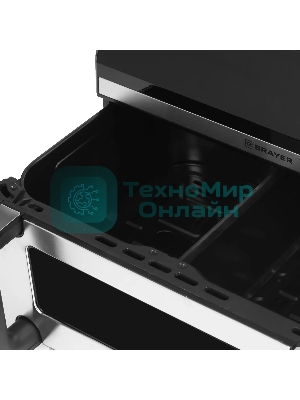 Аэрогриль BRAYER BR2055 черный, 2200 Вт, 11 л, сенсор, 10 программ