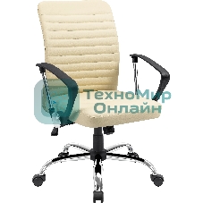 Кресло Defender DUBLIN бежевый, экокожа