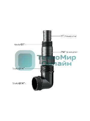 Насос ЗУБР НПГ-М3-1100-С, дренажный для грязной воды, корпус - нерж. сталь, 1100 Вт