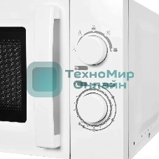 Микроволновая печь Hyundai HYM-M2005 белый, 20 л, 700 Вт, переключатели - поворотный механизм