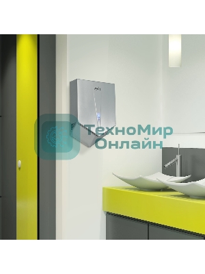 Электросушитель для рук Puff-8802С высокоскоростной, хром, 1,2 кВт