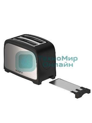 Тостер Maxvi KT824S silver-black