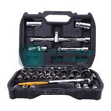 Набор торцевых головок и ключей 32 шт Deli DL1032 1/2 Муфты из стали 50BV30 Cr-V. Высококачественная пластиковая коробка