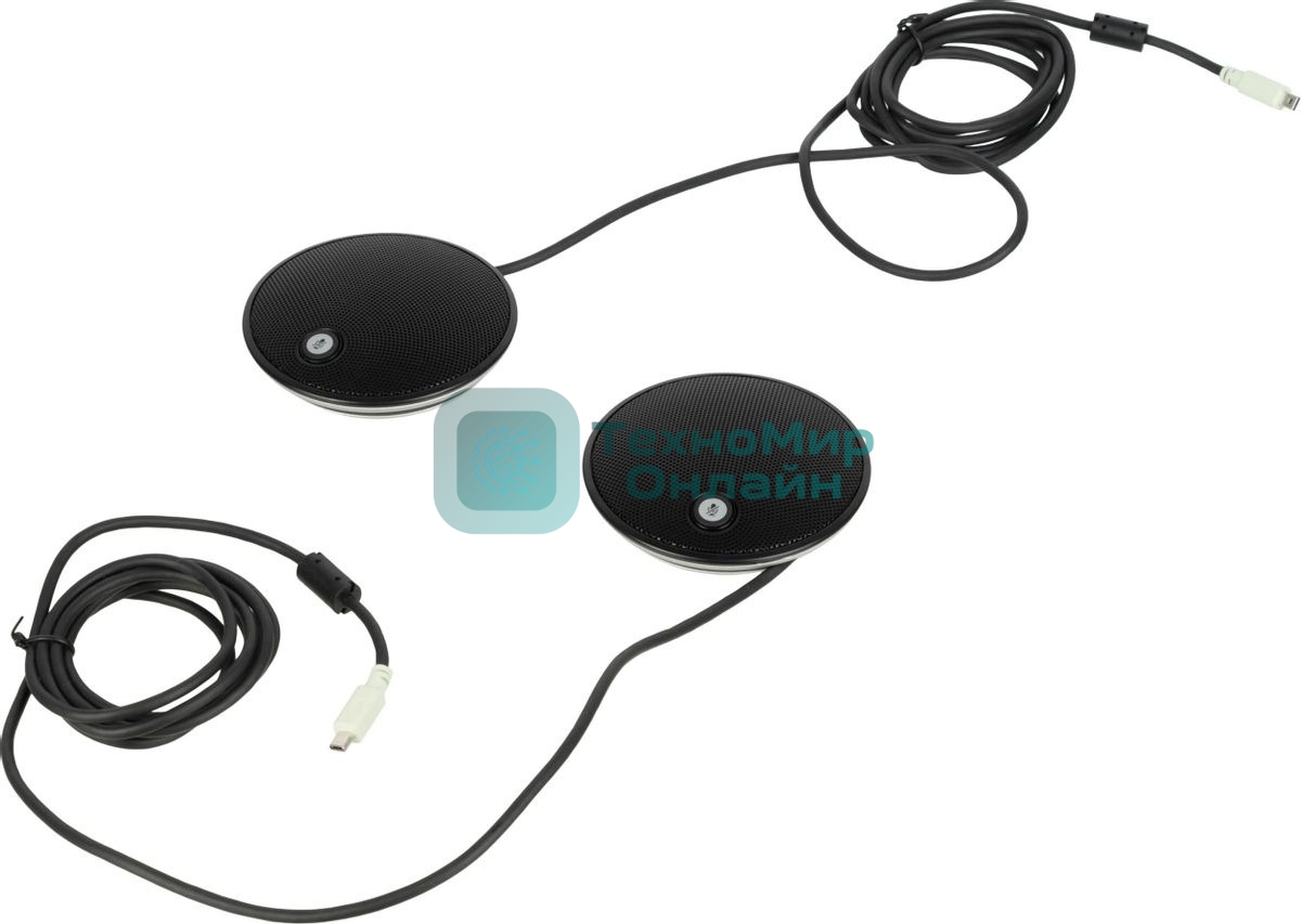 Микрофоны выносные проводные 2 шт. (989-000171) для Logitech ConferenceCam Group 