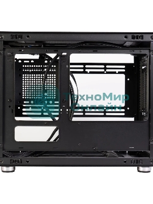 Корпус Midtower mATX Eurocase 00-01064257 MI05 черный без БП закаленное стекло USB 3.0