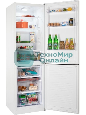 Холодильник Nordfrost NRB 152 W белый двухкамерный 205/115л морозилка снизу