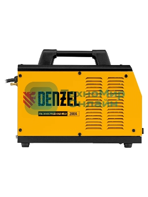 Аппарат инвертор. аргонодуговой сварки Denzel ITIG-200 ACDC Mix Pulse, 200 А, ПВ 60%