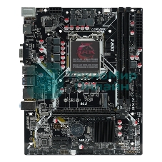 Материнская плата AFOX IH510D4-MA6-V2, LGA 1200, Intel H510, 2xDDR4, 3xSATA, 1xM.2, 1xPCI-E 4.0 x16, 1xPCI-E x1, 1xVGA, 1xHDMI, 1x 1Gb LAN, 2xUSB 2.0, 2xUSB 3.0, 2xPS/2, 6.1, mATX