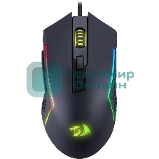 Мышь проводная Redragon Trident Lite черный, 8000 dpi, USB, кнопки - 7