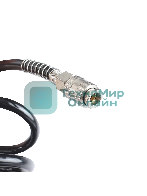 Шланг спиральный PATRIOT PU 15/8, полиуретан, длина 15 м, диаметр 8x12 мм,быстросъем.