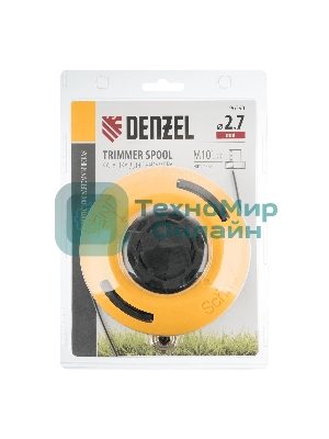 Катушка триммера Denzel полуавтомат. гайка М10х1,25L; гайка М10х1L; гайка М12х1,5L
