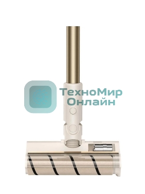 Пылесос вертикальный Dreame R10 бежевый/белый, питание от аккумулятора, 120 Вт, уборка сухая, пылесборник 0.6 л, работа от АКБ max 60 мин