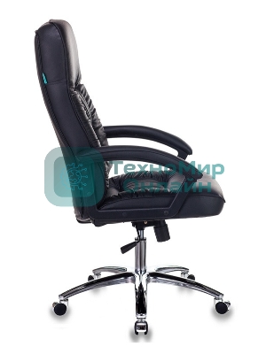 Кресло Бюрократ T-9908AXSN-AB черный, кожа