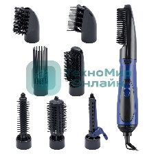 Фен-щётка Atlanta ATH-887 синий, 650 Вт