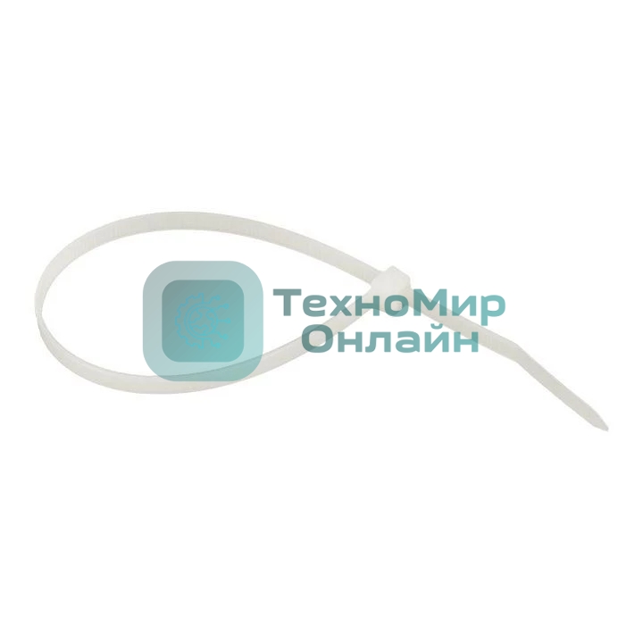 Хомут кабельный 4.8х400 нейл. бел. (уп. 100 шт) EKF plc-c-4.8x400