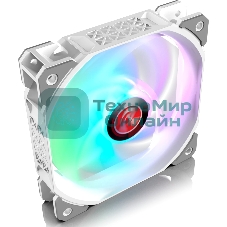Вентилятор для корпуса Case Cooler Raijintek AGERAS 12 ARGb-1 (120x120x25мм, 4-pin PWM, 67.38CFM, 33dBA, 2200RPM, белый)