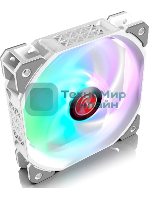 Вентилятор для корпуса Case Cooler Raijintek AGERAS 12 ARGb-1 (120x120x25мм, 4-pin PWM, 67.38CFM, 33dBA, 2200RPM, белый)