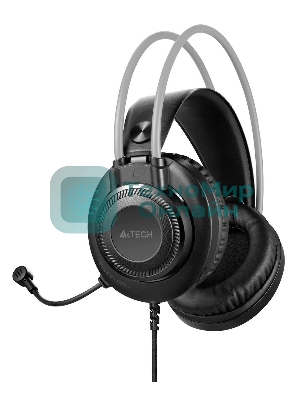 Гарнитура A4Tech Fstyler FH200i серый, проводная