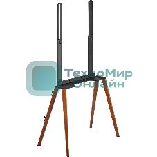 Подставка для телевизора Cactus CS-ST3644BKWN черный/орех, 43