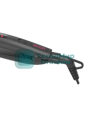 Выпрямитель для волос ECON ECO-BH021S черный/розовый, 25 мм, 200 °C, 1 режим