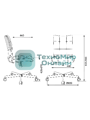 Кресло Бюрократ CH-330M/LT-10 темно-коричневый, экокожа, 120 кг, механизм качания, без подлокотников