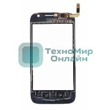 Сенсорное стекло (тачскрин) для Huawei Ascend G302D, черное