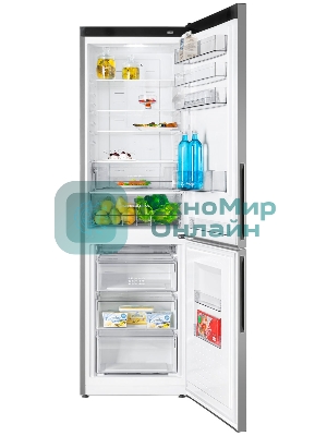 Холодильник Atlant ХМ-4626-181-NL серебристый двухкамерный 254/94л морозилка снизу, No Frost