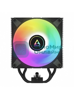 Кулер для процессора Arctic Freezer 36 A-RGb черный, 120 мм, алюминий/медь, 2000 об/мин, 22.5 дБ, 4 pin, 200 Вт, 159 мм