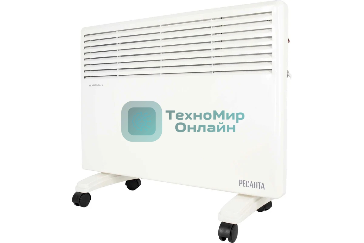 Конвектор электрический Ресанта ОК-2000Е белый, 2000 Вт, 20 м2, термостат, дисплей