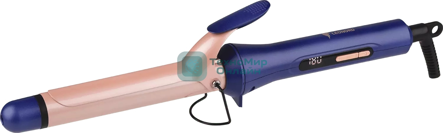Щипцы для завивки волос Leonord LE-1207 синий, 25 мм, 120-220 °C, 11 режимов