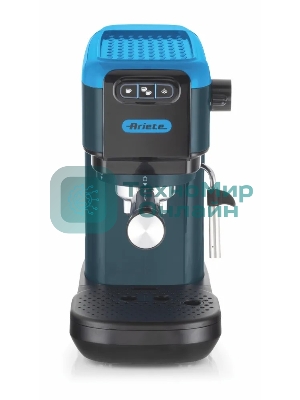 Кофеварка рожковая Ariete 00M139918AR0 маренго/синий, молотый/капсулы, 1,1 л, 1300 Вт, 15 бар