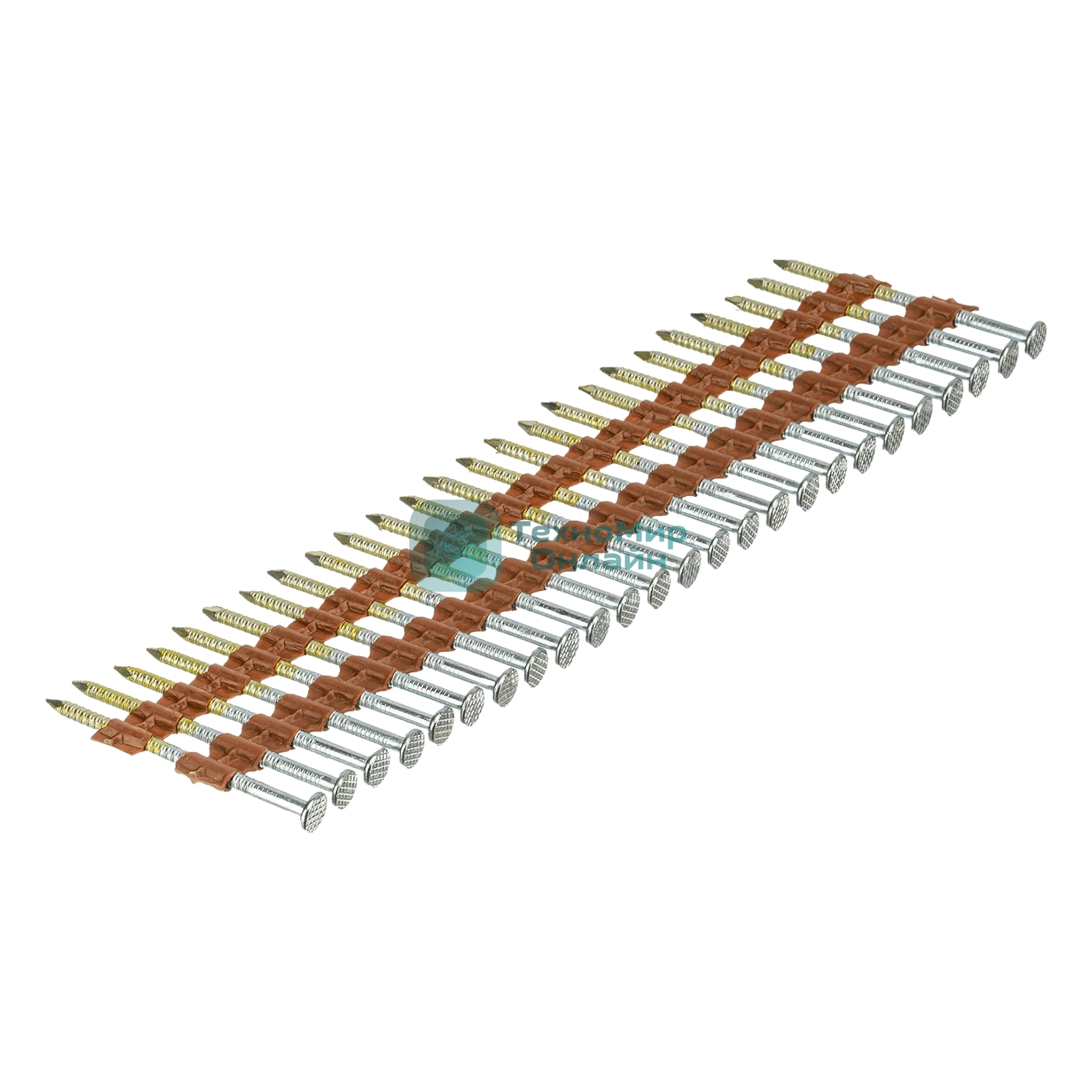 Гвозди Denzel для пнев. нейлера (оцинк.), длина - 50 мм, диам. - 2,9 мм, 2000 шт.