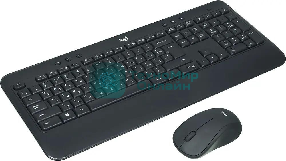 Комплект клавиатура+мышь Logitech MK540 беспроводной, USB, 1000 DPI, чёрный
