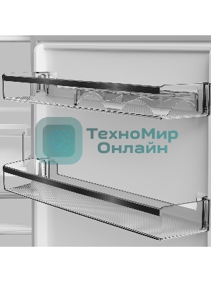 Холодильник Hotpoint HDKP 7201 DX нержавеющая сталь двухкамерный 267/100л морозилка снизу, No Frost