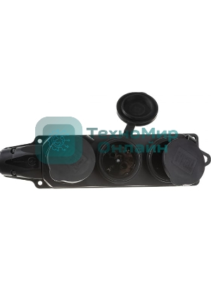 Удлинитель Power Cube PC-3G-3B-20(IP), 16А, 3 р с/з, 20 м, IP44