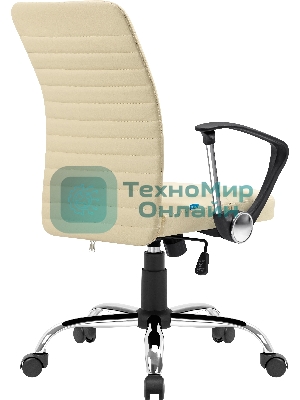 Кресло Defender DUBLIN бежевый, экокожа