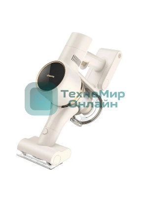 Пылесос вертикальный Dreame R10 бежевый/белый, питание от аккумулятора, 120 Вт, уборка сухая, пылесборник 0.6 л, работа от АКБ max 60 мин