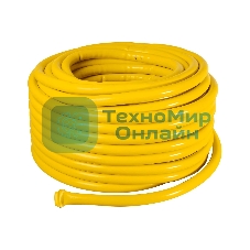 Шланг поливочный ПВХ усиленный пищевой трехслойн. армир. 3/4 50м желт. Вихрь 73/7/2/5