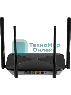 Роутер беспроводной Mercusys AC12G AC1300 10/100/1000BASE-TX черный