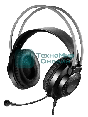 Гарнитура A4Tech Fstyler FH200i серый, проводная