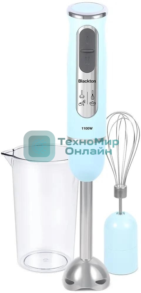 Блендер погружной Blackton Bt HB1030SS Mint blue. блендер + миксер, Мощность 1100 Вт, Режим ТУРБО