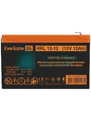 Батарея для ИБП ExeGate EX285661RUS HRL 12-12 (12V 12Ah 1251W, клеммы F2)