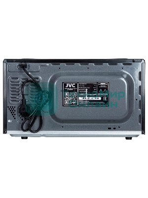 Микроволновая печь JVC JK-MW146M черный/серебристый, 20 л, 700 Вт, переключатели - поворотный механизм