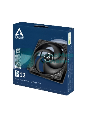 Вентилятор для корпуса Arctic P12 черный, 120 мм, 1800 об/мин, 22.5 дБ, 3 pin