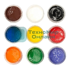 Гуашь Silwerhof Монстрики, 9 цветов, баночка, 20 мл, картонная коробка