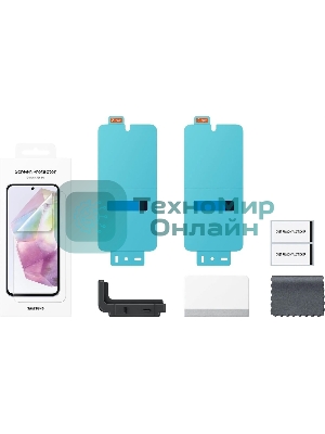 Защитная пленка для экрана Samsung прозрачный для Samsung Galaxy A35 прозрачный 2шт. (EF-UA356CTEGRU)