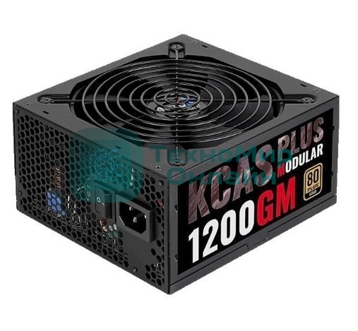 Блок питания Aerocool/Formula 1200W Retail KCAS PLUS 1200GM, 80 PLUS Gold, ATX v2.4, модульный, fan 14cm, 8x PCI-E [6+2-Pin], 10x SATA, 6x MOLEX