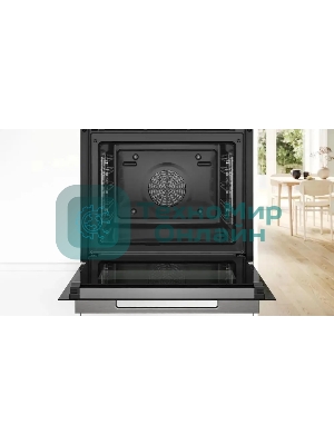 Встраиваемый духовой шкаф электрический Bosch HBG7764B1 черный
