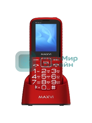 Мобильный телефон Maxvi B21ds up красный